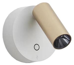 Ideal Lux - LED Stm nástěnné bodové svítidlo ELF LED/3W/230V CRI 95 zlatá/bílá