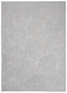 Makro Abra Kusový koberec Sisal MELISSA KM28B Listy stromu šedý Rozměr: 60x100 cm