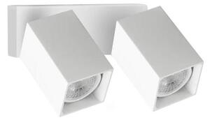 Ideal Lux - LED Nástěnné bodové svítidlo DYNAMITE 2xGU10/7W/230V CRI 90 bílá