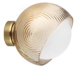Ideal Lux - LED Nástěnné svítidlo BLOOM 1xE27/42W/230V zlatá/kouřová béžová