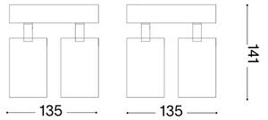 Ideal Lux - LED Bodové svítidlo DYNAMITE 4xGU10/7W/230V CRI 90 černá