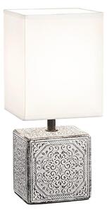 Ideal Lux - Stolní lampa KALI 1xE14/40W/230V bílá/šedá