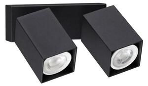 Ideal Lux - LED Nástěnné bodové svítidlo DYNAMITE 2xGU10/7W/230V CRI 90 černá