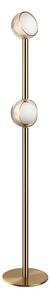 Ideal Lux - LED Stojací lampa BLOOM 2xLED/5,5W/230V CRI 90 zlatá/kouřová béžová