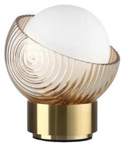 Ideal Lux - LED Stolní lampa BLOOM 1xG9/3W/230V zlatá/kouřová béžová