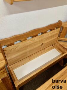 NR101 jídelní rohová lavice masiv borovice Drewmax (Kvalitní nábytek z borovicového masivu)