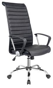 ADK TRADE s.r.o. Černá kancelářská židle ADK Medium Plus v eko kůži