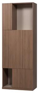 -25 % Dny Marianne - WOOOD Dřevěná skříň Build 215 x 80 cm s tmavým dubovým dekorem