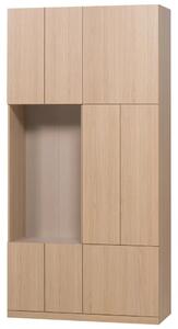 -25 % Dny Marianne - WOOOD Dřevěná skříň Build 215 x 108 cm s dubovým dekorem