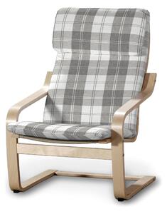 Sedák na křeslo IKEA Poäng barva šedá látka pletený vzor, vzorované