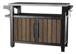 Keter Grilovací stolek Keter UNITY XL 207 l Walnut KT-612063