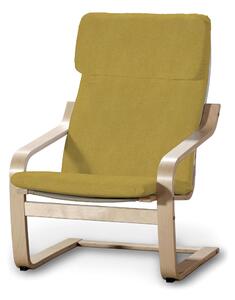 Sedák na křeslo IKEA Poäng barva žlutá látka pletený vzor