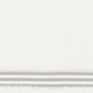 Ručník Milano Luxury Cotton King of Cotton® Barva: bílá/světle šedá, Rozměry: 100 x 150 cm