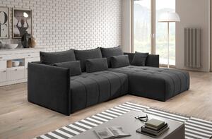Designová sedací souprava ILONIE - tmavě šedá