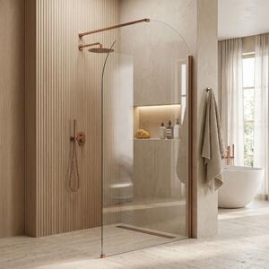 Sprchová zástěna Rea Heaven Brush Copper 100