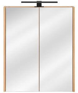 Koupelnová zrcadlová skříňka MADERA 60 cm