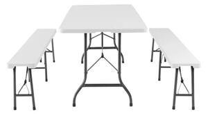 TENTino Plastový pivní set skládací - 180 cm (šířka stolu 76 cm)