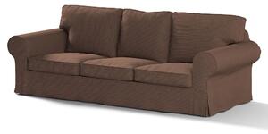 Potah na pohovku IKEA Ektorp 3-místná rozkládací, NOVÝ MODEL 2013 barva hnědá látka pletený vzor