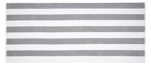 Osuška Stripe Pure Cotton King of Cotton® Barva: bílá/světle šedá, Rozměry: 80 x 170 cm
