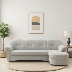 ROHOVÁ SEDAČKA, textil, barvy stříbra MID.YOU - Sedací soupravy, Online Only