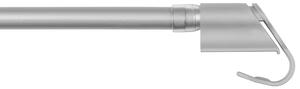 Dekodum Plastová Mini Garnýž teleskopická / Vitrážka 45-75 cm Stříbrný