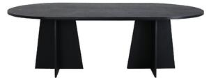 Jídelní stůl Bootcut, černý, 115x230