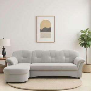 ROHOVÁ SEDAČKA, textil, barvy stříbra MID.YOU - Sedací soupravy, Online Only