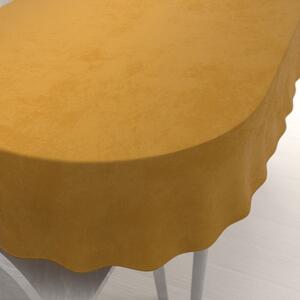 Biante Sametový oválný ubrus Velvet Premium SVP-047 Hořčicový 50x100 cm