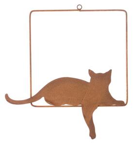 Kovová závěsná dekorace - kočka SA2238