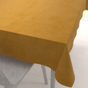 Biante Sametový obdélníkový ubrus Velvet Premium SVP-047 Hořčicový 120x140 cm