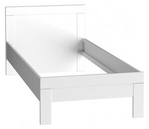 REMPART postel 200x90 cm, bílá, 5 let záruka