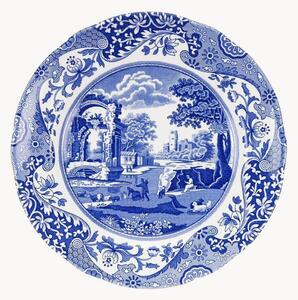 Sada snídaňových talířů z porcelánu Blue Italian, 4 díly