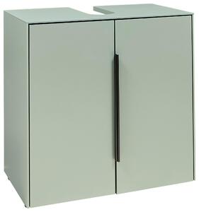 SKŘÍŇKA POD UMYVADLO, zelená, zelená, 60/60/33 cm home24 - Koupelnové série, Online Only