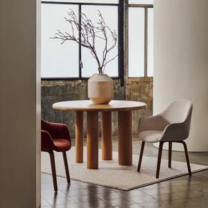 Béžová čalouněná jídelní židle Kave Home Aleli
