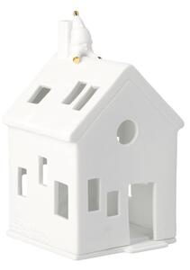 Räder Porcelánový svícen domeček - Stories Santa