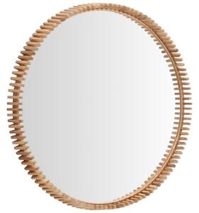 Dřevěné závěsné zrcadlo Kave Home Polke 100 cm