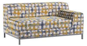 Potah na pohovku IKEA, pravé provevedení Kramfors 2-místná barva modrá látka pletený vzor, vzorované