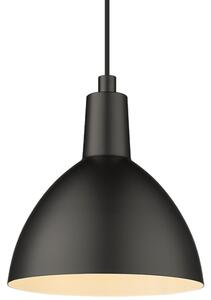 Černé kovové závěsné světlo Halo Design Metropole 15 cm