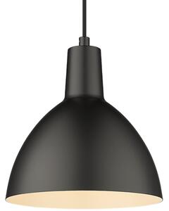 Černé kovové závěsné světlo Halo Design Metropole 20 cm
