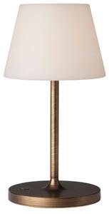 Mosazná kovová nabíjecí stolní LED lampa Halo Design New Northern 29 cm
