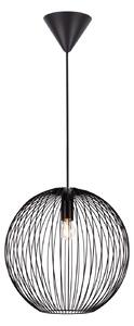 NORDLUX Beroni závěsné kovové svítidlo Varianta: Ø 350 x 330 mm, 60 W, černá