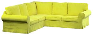 Potah na pohovku IKEA Ektorp rohová barva zelená látka lesklé, sametová