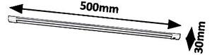 Rabalux 5674 Hanson stmívatelné podlinkové LED svítidlo 500mm 8W / 560lm 4000K IP20 s pohybovým senzorem bílá