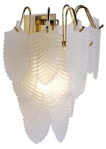 Searchlight 48910-1SB - Nástěnné svítidlo FEATHER 1xE14/60W/230V