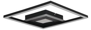 Searchlight 44250BK - LED Stm stropní svítidlo QUADRATE LED/24W/230V 36x36 cm