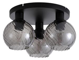 Searchlight 44521SM - Stropní svítidlo RADIANCE 3xE27/60W/230V pr. 37,5 cm černá