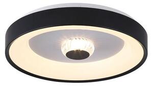 Searchlight 89735-38BK - LED Stm strop sv POLKA 24W/230V + 6W pr. 38,5 cm černá