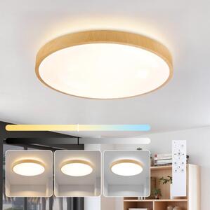 Brilagi-LED Stmívat. svítidlo GLASS POOL DOUBLE LED/60W/230V 50 cm dek. dřeva+DO