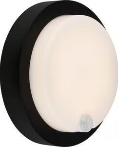Brilo - LED Nab venk nástěnné svítidlo se senzorem LED/4W/5V 4400 mAh IP44 černá