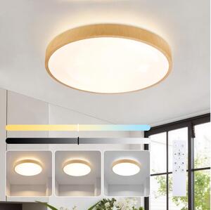 Brilagi-LED Stmívat. svítidlo GLASS POOL DOUBLE LED/48W/230V 40 cm dek. dřeva+DO